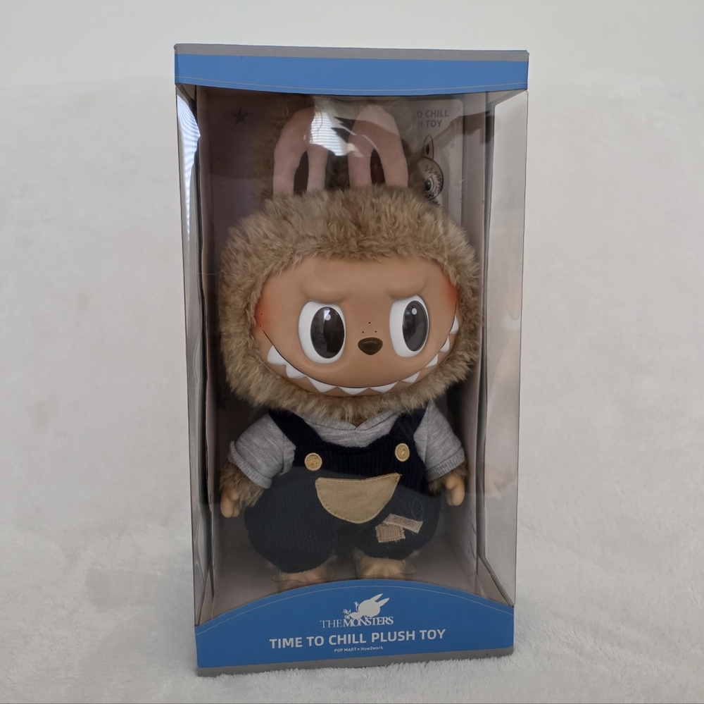💙Authentic Pop Mart, Labubu Time To Chill Vinyl Plush Doll